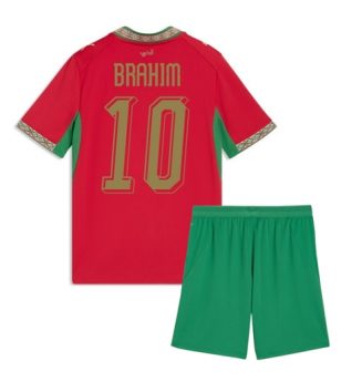 Marokko Brahim Diaz #10 Thuis tenue Kinder WK 2026 Korte Mouw (+ Korte broeken) Marokko Brahim Diaz #10 Thuis tenue Kinder WK 2026 Korte Mouw (+ Korte broeken)