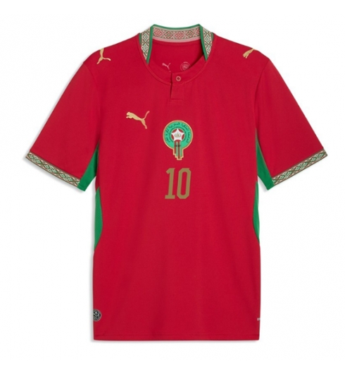Marokko Brahim Diaz #10 Thuis tenue WK 2026 voetbaltenue heren 2 Marokko Brahim Diaz #10 Thuis tenue WK 2026 voetbaltenue heren 2