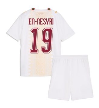 Marokko Youssef En-Nesyri #19 Uit tenue Kinder WK 2026 Korte Mouw (+ Korte broeken) Marokko Youssef En-Nesyri #19 Uit tenue Kinder WK 2026 Korte Mouw (+ Korte broeken)