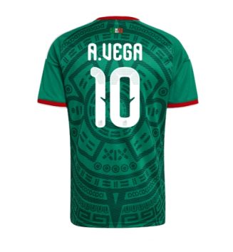 Mexico Alexis Vega #10 Thuis tenue WK 2026 voetbaltenue met naam
