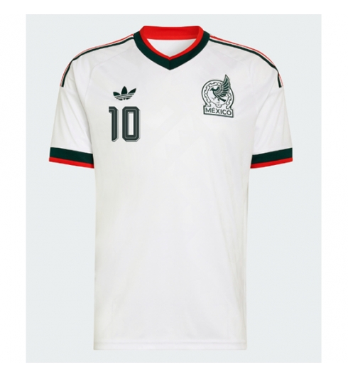 Mexico Alexis Vega #10 Uit tenue WK 2026 voetbaltenue met naam 2 Mexico Alexis Vega #10 Uit tenue WK 2026 voetbaltenue met naam 2