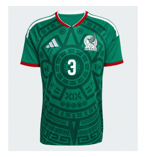 Mexico Cesar Montes #3 Thuis tenue WK 2026 voetbaltenue met naam 2 Mexico Cesar Montes #3 Thuis tenue WK 2026 voetbaltenue met naam 2