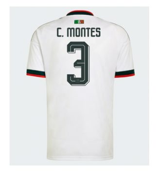 Mexico Cesar Montes #3 Uit tenue WK 2026 voetbaltenue met naam Mexico Cesar Montes #3 Uit tenue WK 2026 voetbaltenue met naam