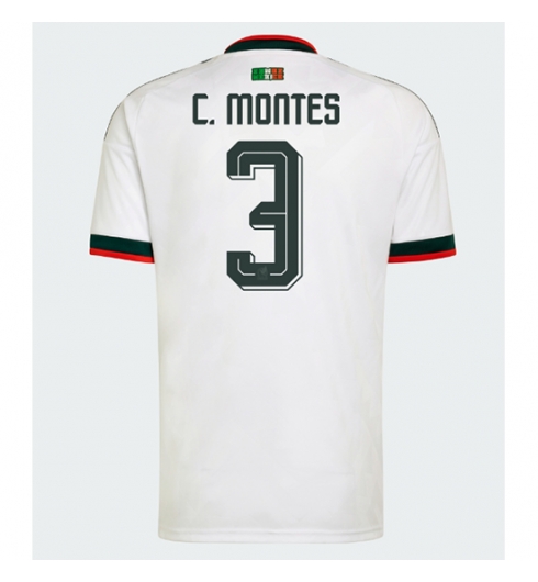 Mexico Cesar Montes #3 Uit tenue WK 2026 voetbaltenue met naam Mexico Cesar Montes #3 Uit tenue WK 2026 voetbaltenue met naam