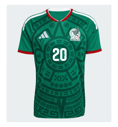 Mexico Henry Martin #20 Thuis tenue WK 2026 voetbaltenue met naam 2 Mexico Henry Martin #20 Thuis tenue WK 2026 voetbaltenue met naam 2