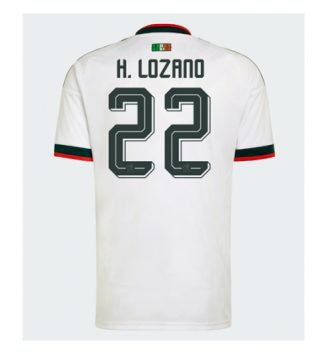 Mexico Hirving Lozano #22 Uit tenue WK 2026 voetbaltenue met naam Mexico Hirving Lozano #22 Uit tenue WK 2026 voetbaltenue met naam