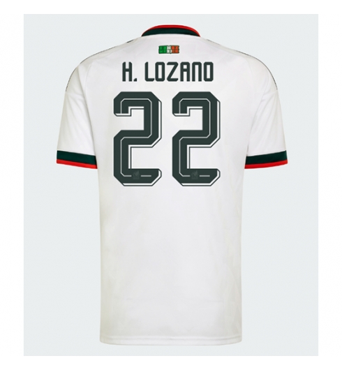 Mexico Hirving Lozano #22 Uit tenue WK 2026 voetbaltenue met naam Mexico Hirving Lozano #22 Uit tenue WK 2026 voetbaltenue met naam
