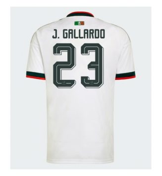 Mexico Jesus Gallardo #23 Uit tenue WK 2026 voetbaltenue met naam Mexico Jesus Gallardo #23 Uit tenue WK 2026 voetbaltenue met naam