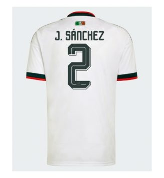 Mexico Jorge Sanchez #2 Uit tenue WK 2026 voetbaltenue met naam Mexico Jorge Sanchez #2 Uit tenue WK 2026 voetbaltenue met naam