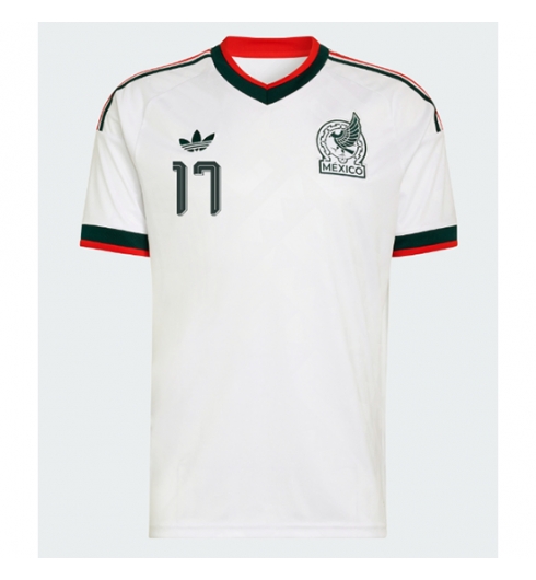 Mexico Orbelin Pineda #17 Uit tenue WK 2026 voetbaltenue met naam 2 Mexico Orbelin Pineda #17 Uit tenue WK 2026 voetbaltenue met naam 2