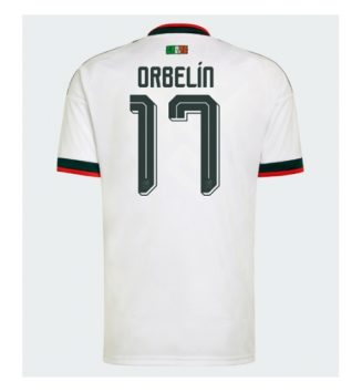 Mexico Orbelin Pineda #17 Uit tenue WK 2026 voetbaltenue met naam Mexico Orbelin Pineda #17 Uit tenue WK 2026 voetbaltenue met naam