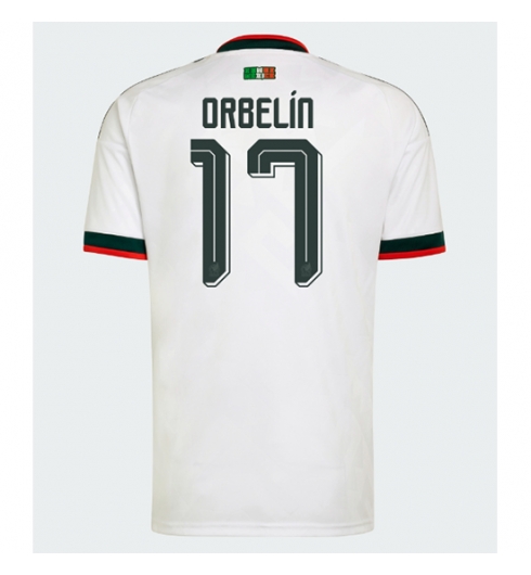 Mexico Orbelin Pineda #17 Uit tenue WK 2026 voetbaltenue met naam Mexico Orbelin Pineda #17 Uit tenue WK 2026 voetbaltenue met naam