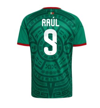 Mexico Raul Jimenez #9 Thuis tenue WK 2026 voetbaltenue met naam