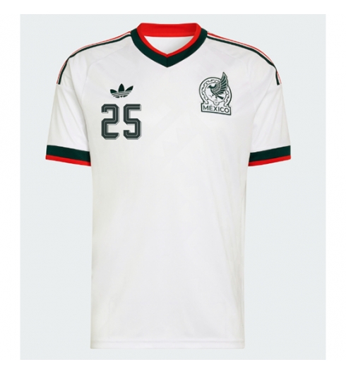 Mexico Roberto Alvarado #25 Uit tenue WK 2026 voetbaltenue met naam 2 Mexico Roberto Alvarado #25 Uit tenue WK 2026 voetbaltenue met naam 2