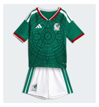 Mexico Thuis tenue Kinder WK 2026 Korte Mouw (+ Korte broeken)