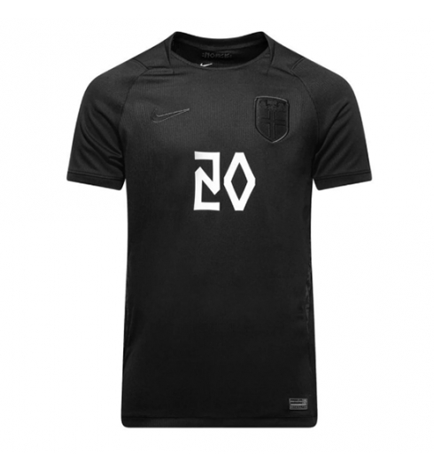 Noorwegen Antonio Nusa #20 Uit tenue WK 2026 voetbaltenue bestellen 2 Noorwegen Antonio Nusa #20 Uit tenue WK 2026 voetbaltenue bestellen 2