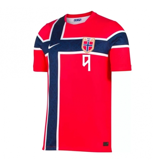 Noorwegen Erling Haaland #9 Thuis tenue WK 2026 voetbaltenue bestellen 2 Noorwegen Erling Haaland #9 Thuis tenue WK 2026 voetbaltenue bestellen 2