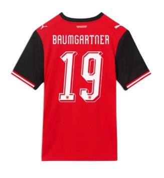 Oostenrijk Christoph Baumgartner #19 Thuis tenue WK 2026 voetbaltenue heren