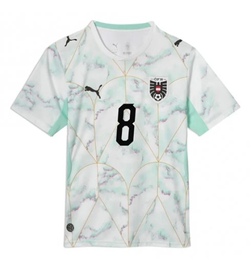 Oostenrijk David Alaba #8 Uit tenue WK 2026 voetbaltenue heren 2 Oostenrijk David Alaba #8 Uit tenue WK 2026 voetbaltenue heren 2