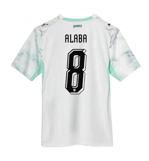 Oostenrijk David Alaba #8 Uit tenue WK 2026 voetbaltenue heren Oostenrijk David Alaba #8 Uit tenue WK 2026 voetbaltenue heren