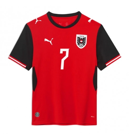 Oostenrijk Marko Arnautovic #7 Thuis tenue WK 2026 voetbaltenue heren 2 Oostenrijk Marko Arnautovic #7 Thuis tenue WK 2026 voetbaltenue heren 2