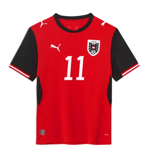 Oostenrijk Michael Gregoritsch #11 Thuis tenue WK 2026 voetbaltenue heren 2 Oostenrijk Michael Gregoritsch #11 Thuis tenue WK 2026 voetbaltenue heren 2