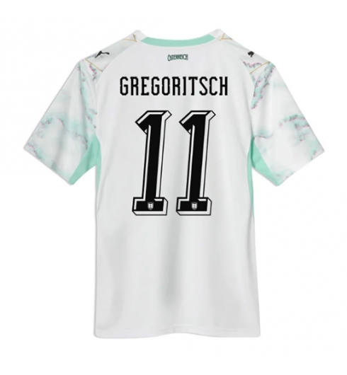 Oostenrijk Michael Gregoritsch #11 Uit tenue WK 2026 voetbaltenue heren Oostenrijk Michael Gregoritsch #11 Uit tenue WK 2026 voetbaltenue heren