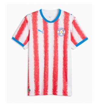 Paraguay Thuis tenue WK 2026 voetbaltenue met naam Paraguay Thuis tenue WK 2026 voetbaltenue met naam