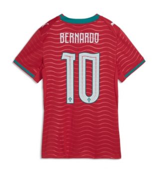 Portugal WK 2026 Bernardo Silva #10 Thuis tenue Dames Korte Mouw Kopen