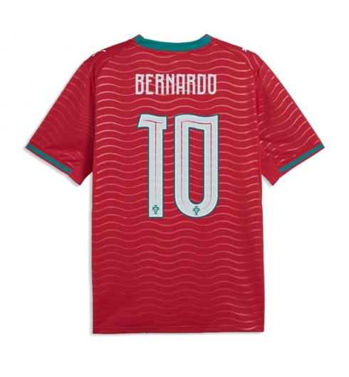 Portugal Bernardo Silva #10 Thuis tenue WK 2026 voetbaltenue met naam Portugal Bernardo Silva #10 Thuis tenue WK 2026 voetbaltenue met naam