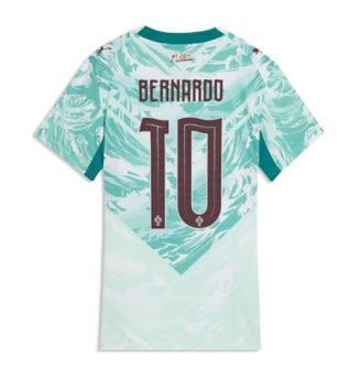 Portugal WK 2026 Bernardo Silva #10 Uit tenue Dames Korte Mouw Kopen