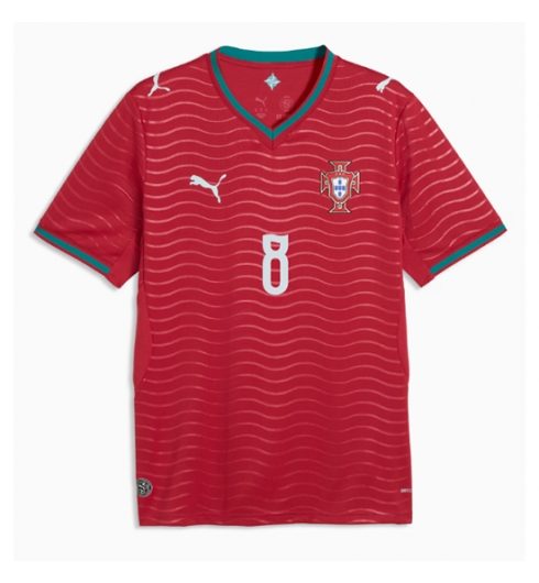Portugal Bruno Fernandes #8 Thuis tenue WK 2026 voetbaltenue met naam 2 Portugal Bruno Fernandes #8 Thuis tenue WK 2026 voetbaltenue met naam 2