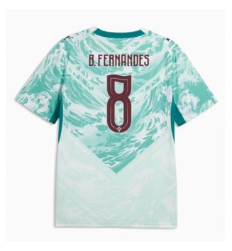 Portugal Bruno Fernandes #8 Uit tenue WK 2026 voetbaltenue met naam