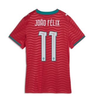 Portugal WK 2026 Joao Felix #11 Thuis tenue Dames Korte Mouw Kopen