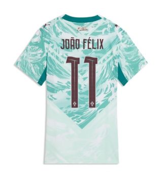 Portugal WK 2026 Joao Felix #11 Uit tenue Dames Korte Mouw Kopen