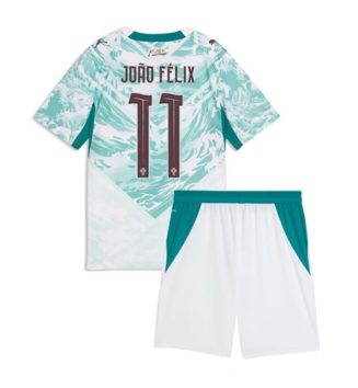 Portugal Joao Felix #11 Uit tenue Kinder WK 2026 Korte Mouw (+ Korte broeken)