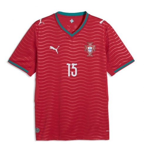 Portugal Joao Neves #15 Thuis tenue WK 2026 voetbaltenue met naam 2 Portugal Joao Neves #15 Thuis tenue WK 2026 voetbaltenue met naam 2