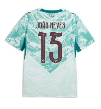 Portugal Joao Neves #15 Uit tenue WK 2026 voetbaltenue met naam Portugal Joao Neves #15 Uit tenue WK 2026 voetbaltenue met naam