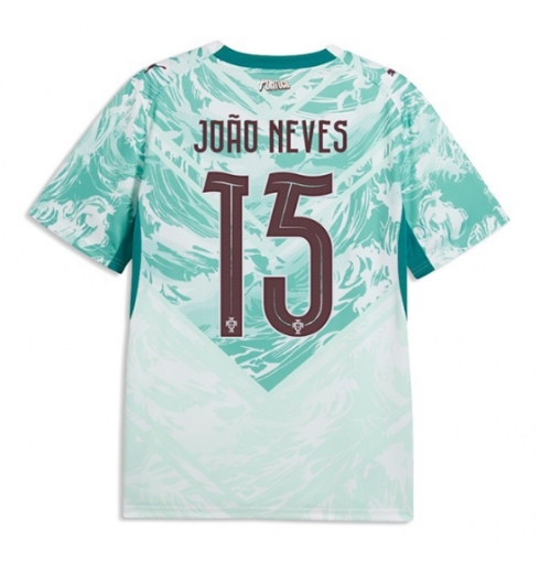 Portugal Joao Neves #15 Uit tenue WK 2026 voetbaltenue met naam Portugal Joao Neves #15 Uit tenue WK 2026 voetbaltenue met naam