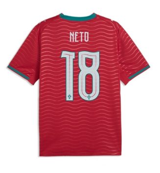 Portugal Pedro Neto #18 Thuis tenue WK 2026 voetbaltenue met naam Portugal Pedro Neto #18 Thuis tenue WK 2026 voetbaltenue met naam