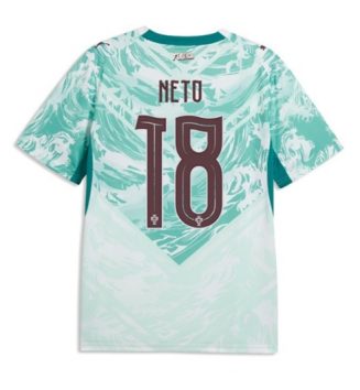 Portugal Pedro Neto #18 Uit tenue WK 2026 voetbaltenue met naam Portugal Pedro Neto #18 Uit tenue WK 2026 voetbaltenue met naam