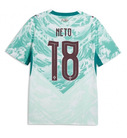 Portugal Pedro Neto #18 Uit tenue WK 2026 voetbaltenue met naam Portugal Pedro Neto #18 Uit tenue WK 2026 voetbaltenue met naam