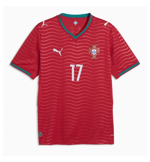 Portugal Rafael Leao #17 Thuis tenue WK 2026 voetbaltenue met naam 2 Portugal Rafael Leao #17 Thuis tenue WK 2026 voetbaltenue met naam 2