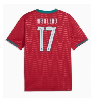 Portugal Rafael Leao #17 Thuis tenue WK 2026 voetbaltenue met naam Portugal Rafael Leao #17 Thuis tenue WK 2026 voetbaltenue met naam