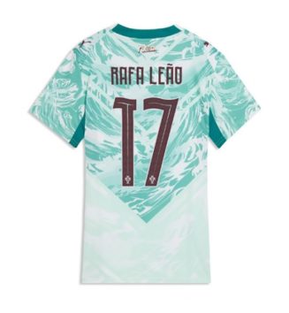 Portugal WK 2026 Rafael Leao #17 Uit tenue Dames Korte Mouw Kopen