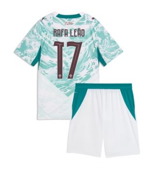 Portugal Rafael Leao #17 Uit tenue Kinder WK 2026 Korte Mouw (+ Korte broeken)