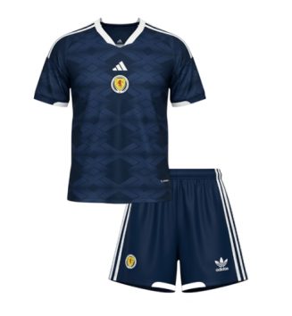 Schotland Thuis tenue Kinder WK 2026 Korte Mouw (+ Korte broeken)