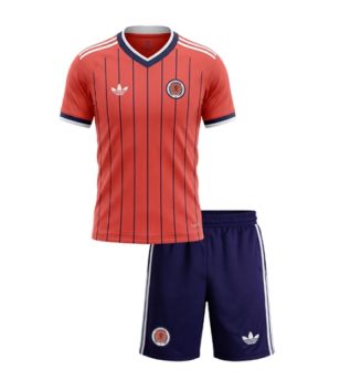 Schotland Uit tenue Kinder WK 2026 Korte Mouw (+ Korte broeken)