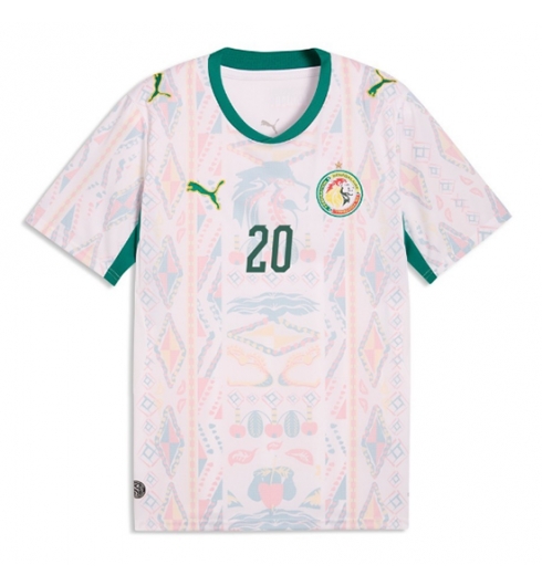 Senegal Habib Diallo #20 Thuis tenue WK 2026 Korte Mouw 2 Senegal Habib Diallo #20 Thuis tenue WK 2026 Korte Mouw 2