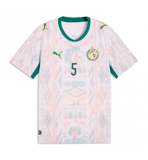 Senegal Idrissa Gueye #5 Thuis tenue WK 2026 Korte Mouw 2 Senegal Idrissa Gueye #5 Thuis tenue WK 2026 Korte Mouw 2